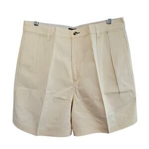 Tommy Hilger Y2K Shorts Mens Size 34 Tan Cottton Preppy Academia College Resort